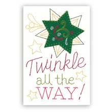 Holly Jolly Greeting Cards Embroidery Design by OESD #12834 CD Version