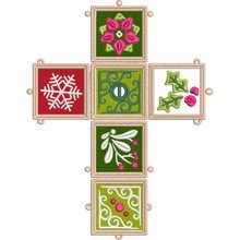 Holly Jolly Ornaments & Accents by OESD #12835 Embroidery Design CD Version