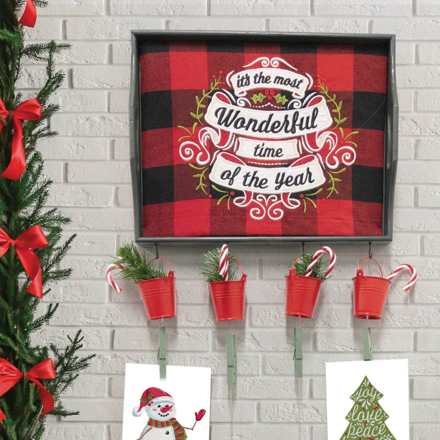 Holly Jolly Embroidery Design by OESD #12836 CD Version