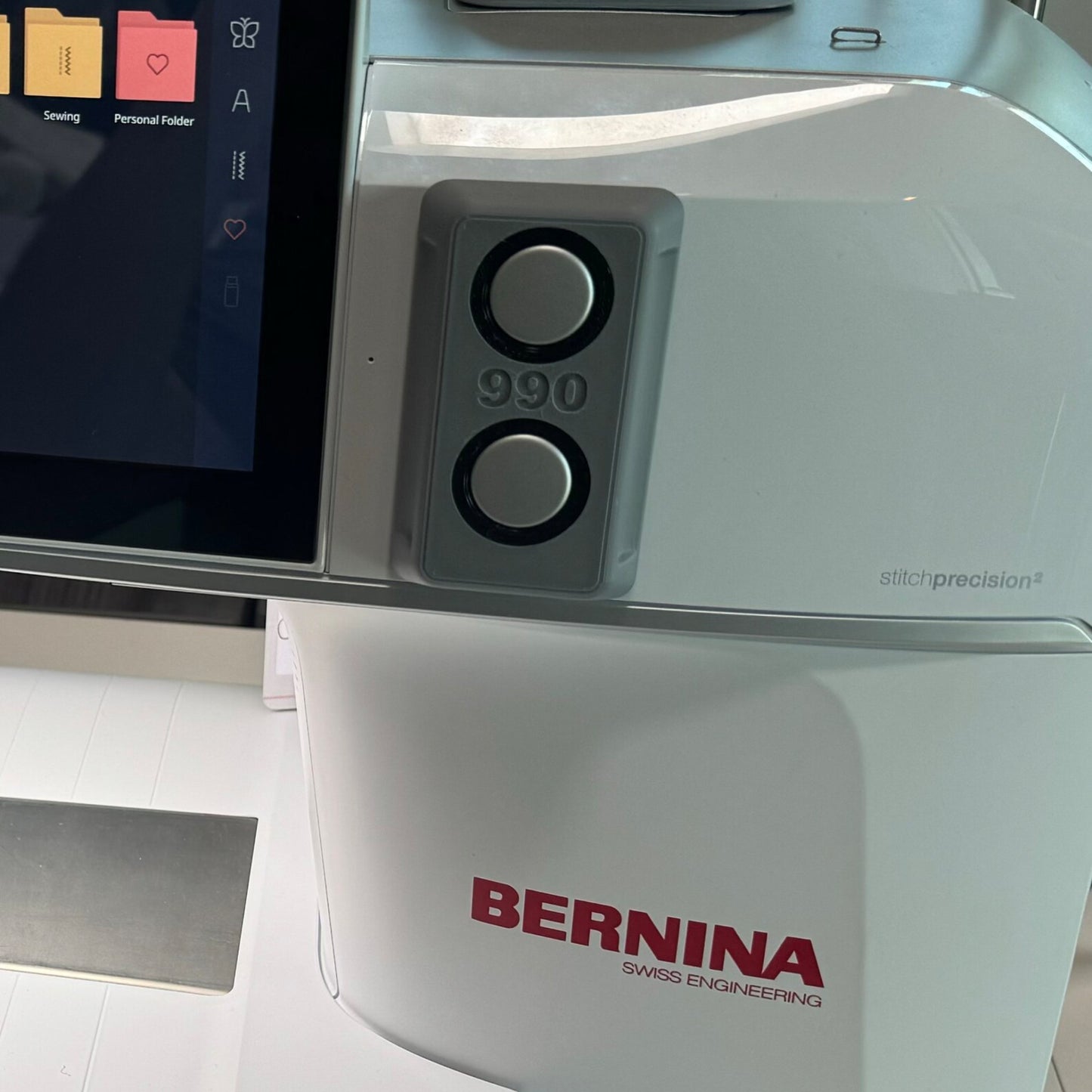 BERNINA 990 GRAY Multi-Function Knob Cover & Bobbin Winder Protector Kit