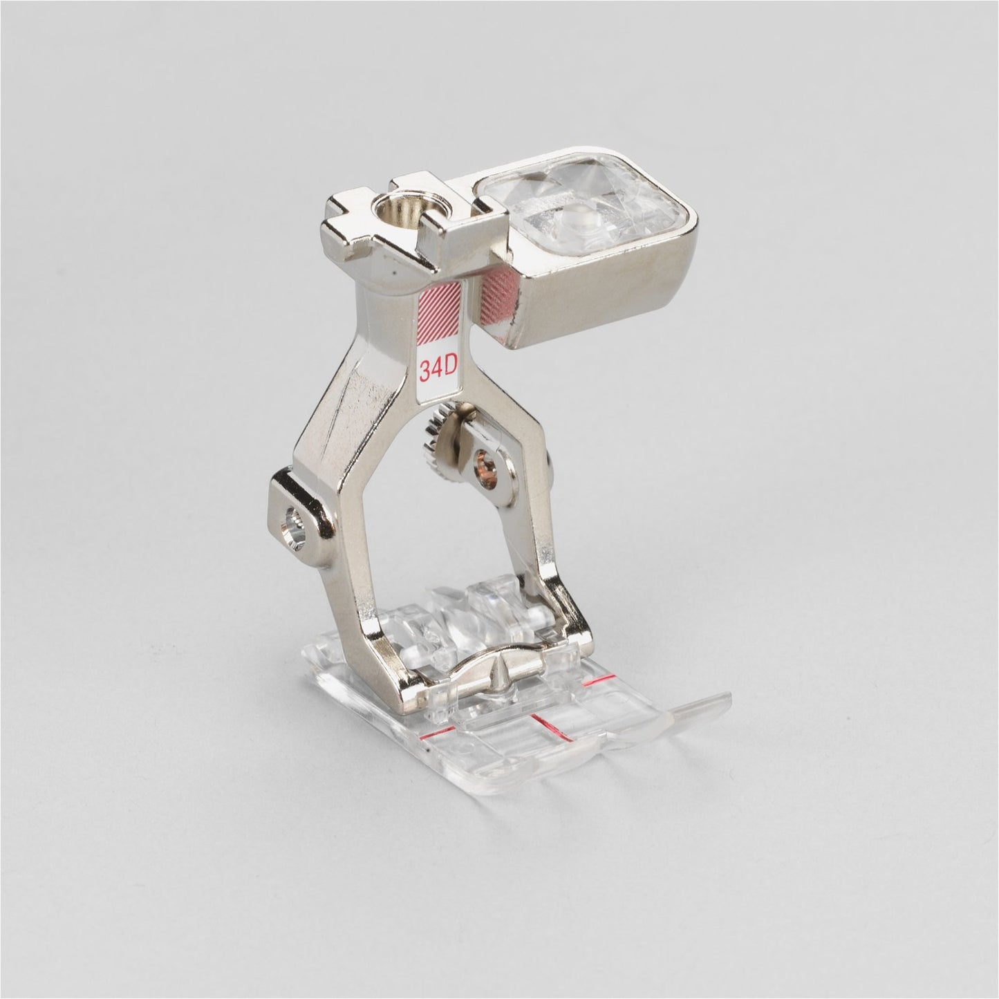 BERNINA #34D Clear Reverse-Pattern Foot (9mm) with Dual Feed System