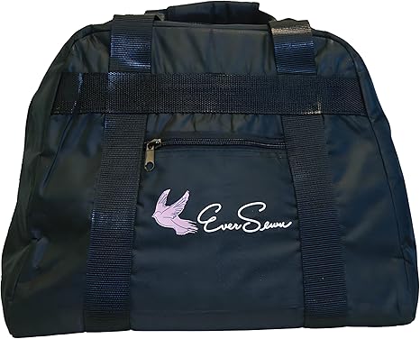 Ever Sewn Portable Bag | Eversewn Sparrow Canvas Sewing Machine Tote, Perfect for Small Bernette and Eversewn machines | Black |18L x 8W x 14H