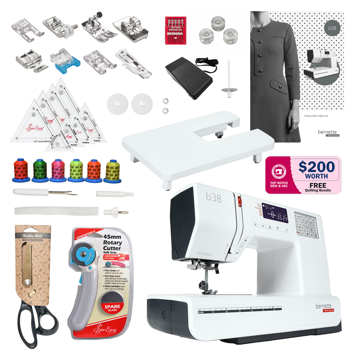 Bernette B38 Affordable Sewing Machine