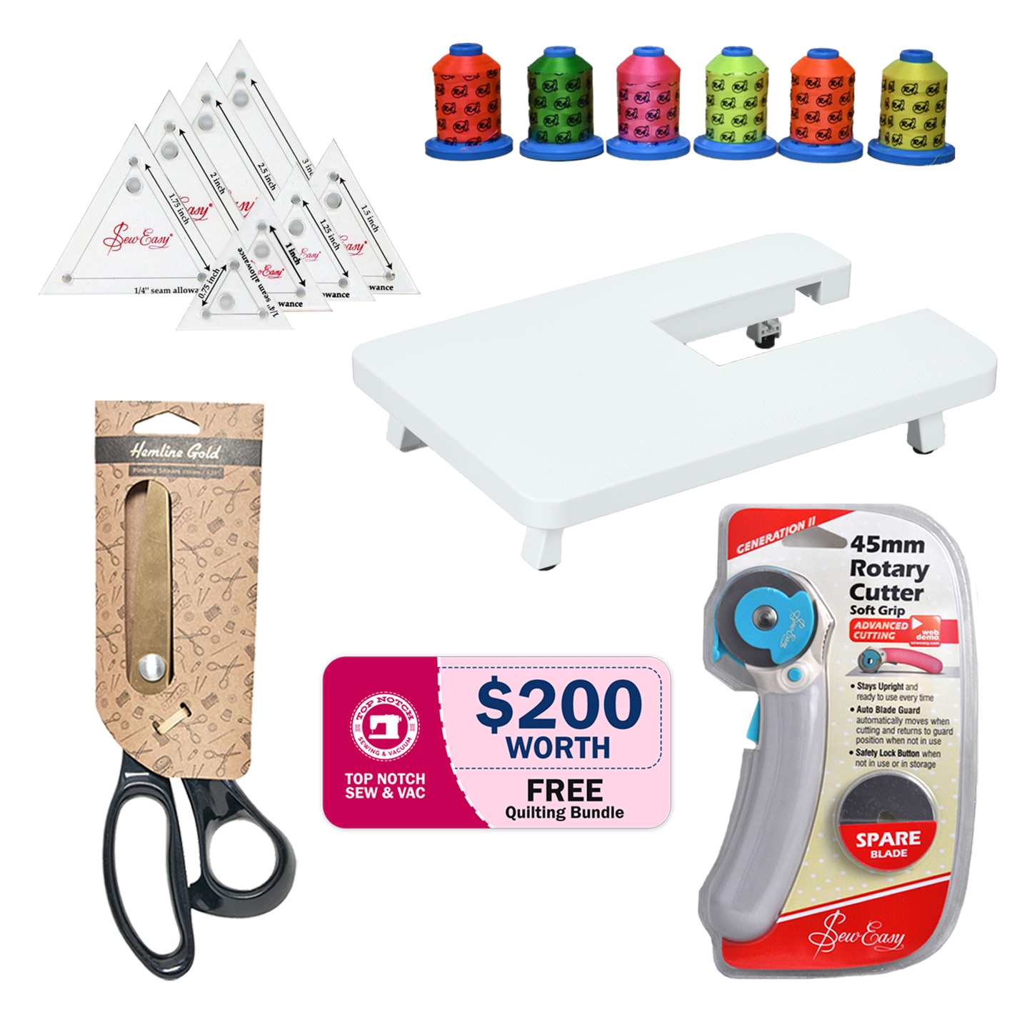 Bernette B38 Affordable Sewing Machine bundle