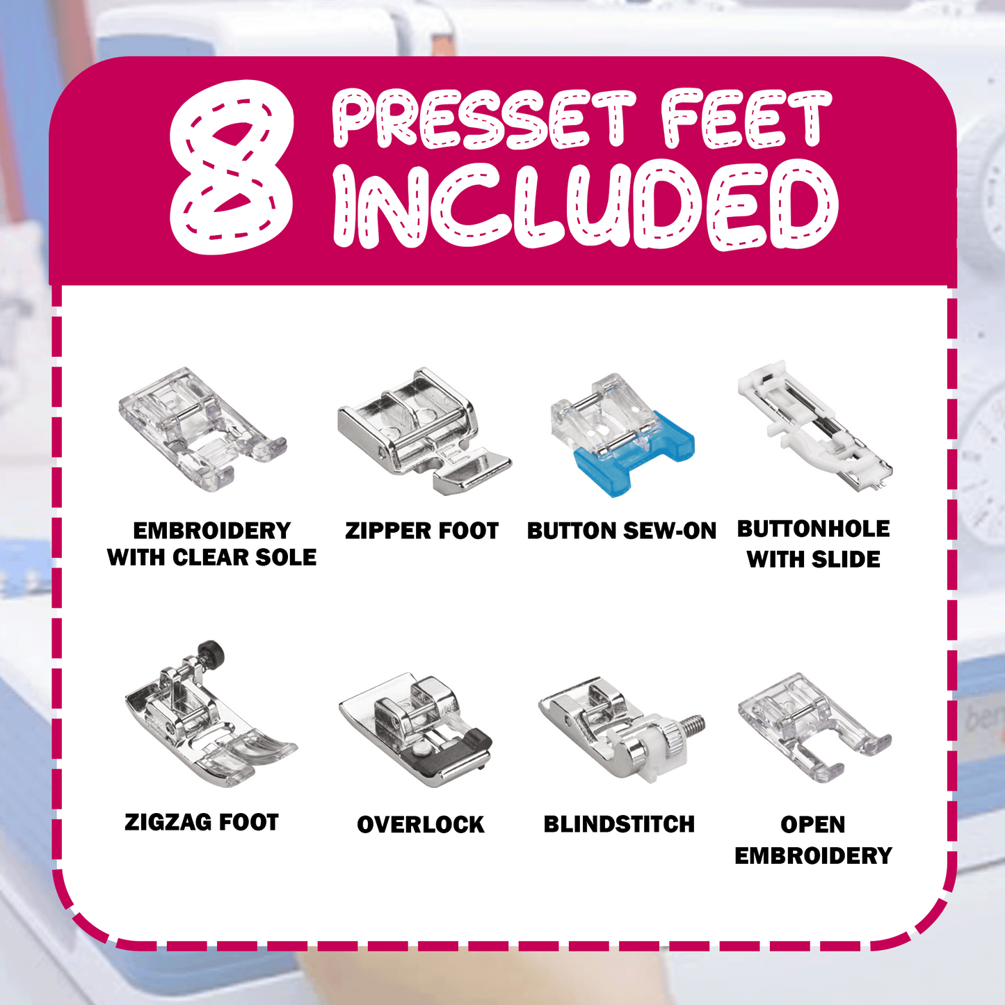 Bernette B38 Affordable Sewing Machine - $200 Worth Quilting Bundle