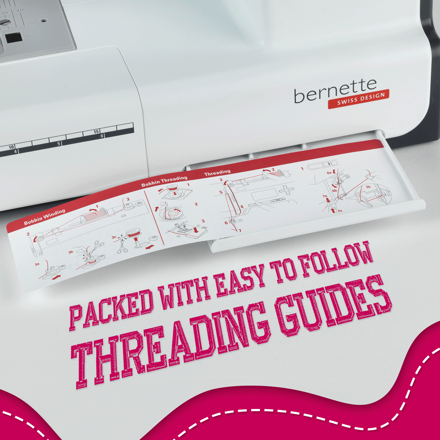 Bernette B38 Affordable Sewing Machine - $200 Worth Quilting Bundle