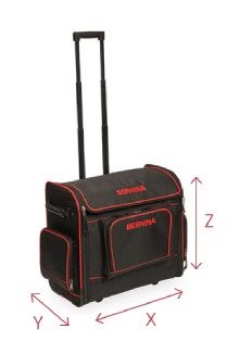 BERNINA Large Sewing Machine Suitcase Trolley for 3, 4 or 5 Series