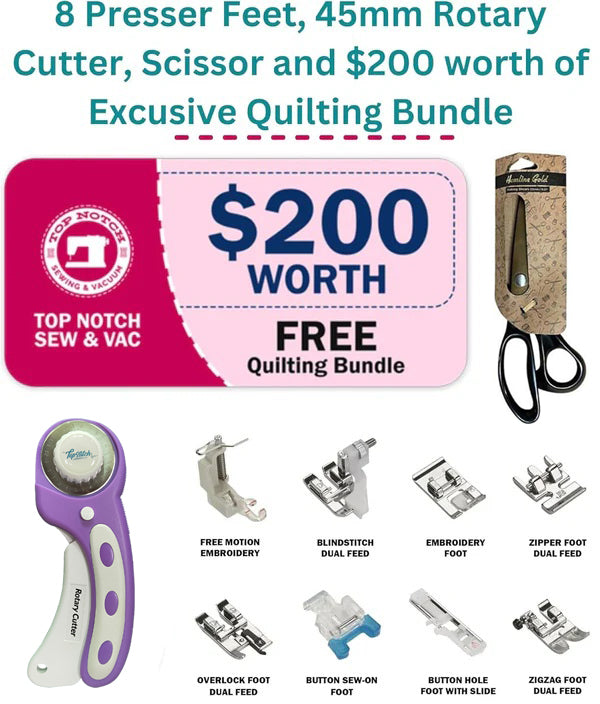 Refurbished Bernette B77 Sewing Machine - Perfect for Beginners and Quilting Enthusiasts