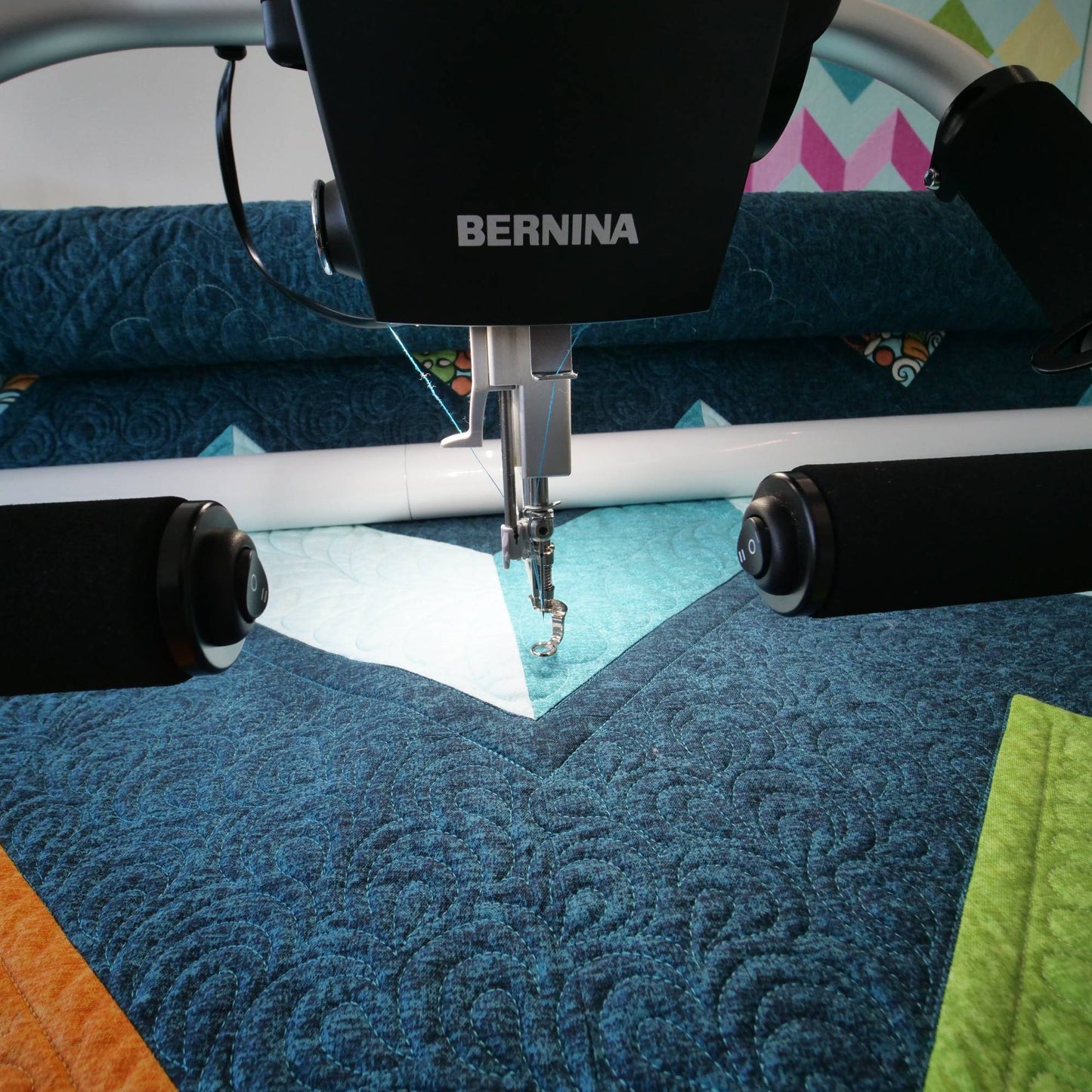 Bernina Q 16 PLUS Longarm Quilting Machine with Studio Frame