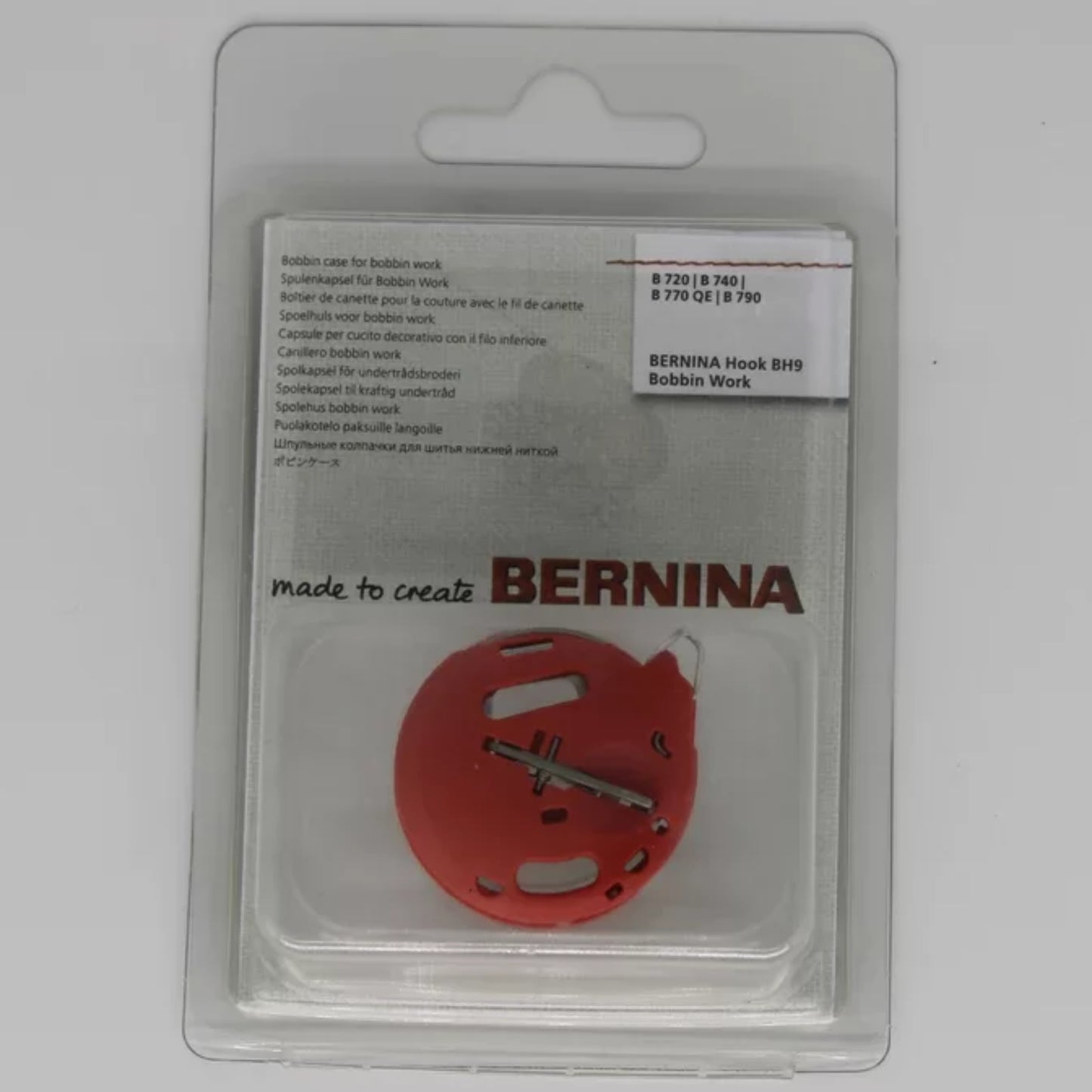 BERNINA Red Bobbin Case for Red Work