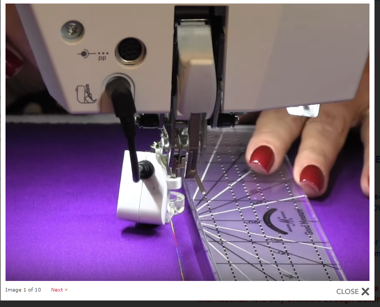 Quilting Delights Long Arm Ruler Work Foot Compatible with Bernina BSR