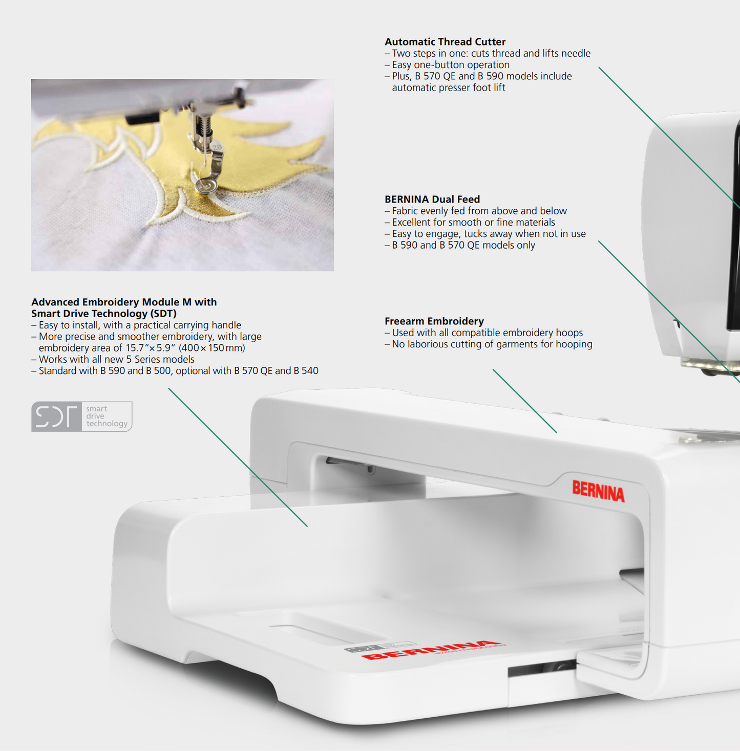 Bernina 540 Sewing, Quilting, & Embroidery Machine