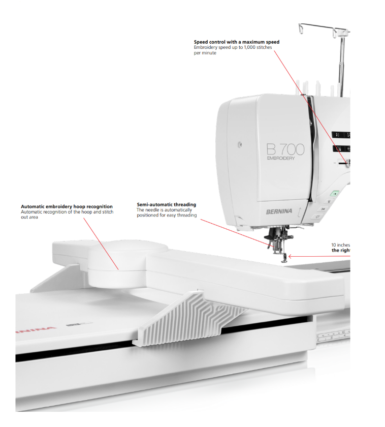 BERNINA 700 sewing and embroidery machine