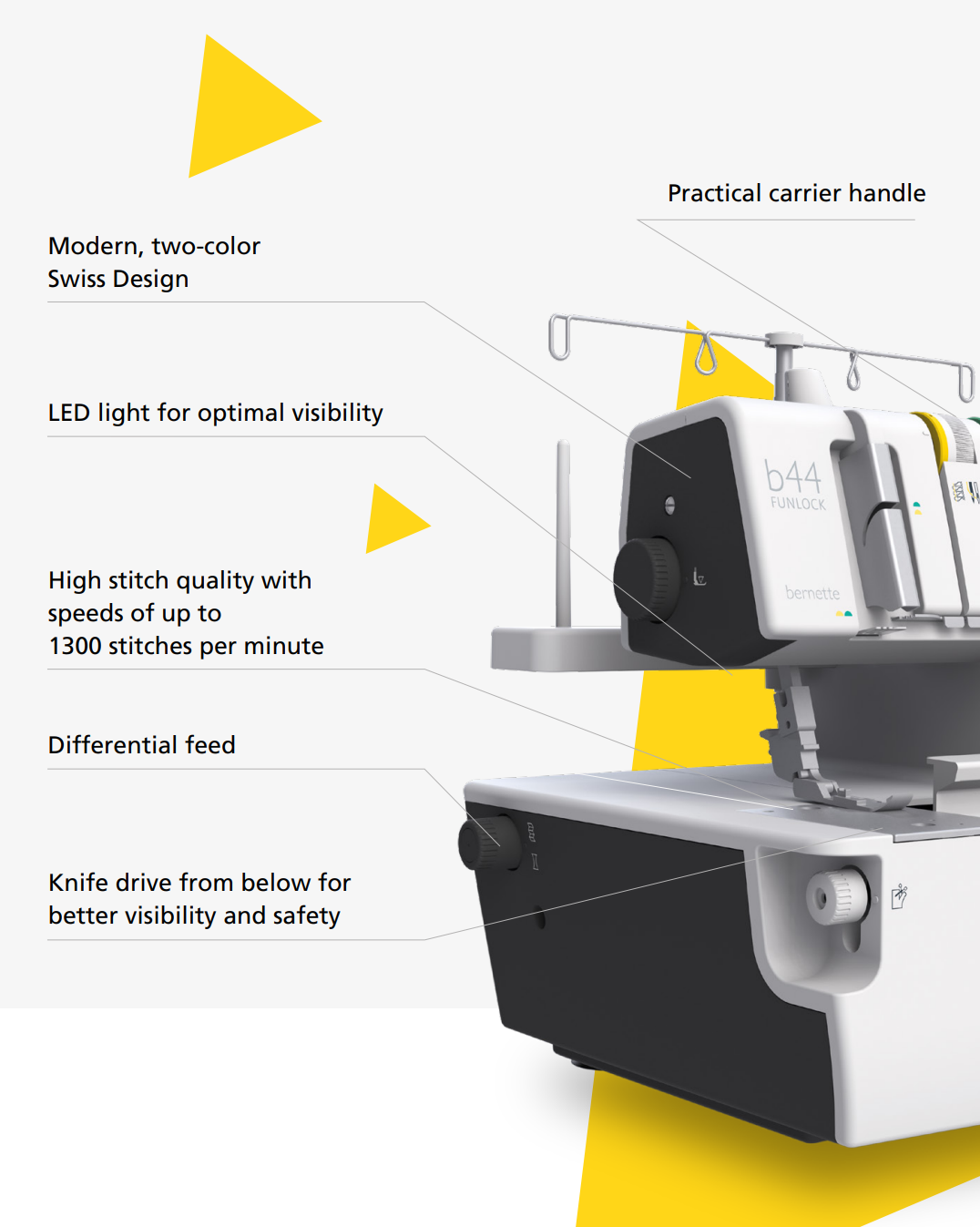 Bernette b48 Funlock Serger Coverstitch Machine