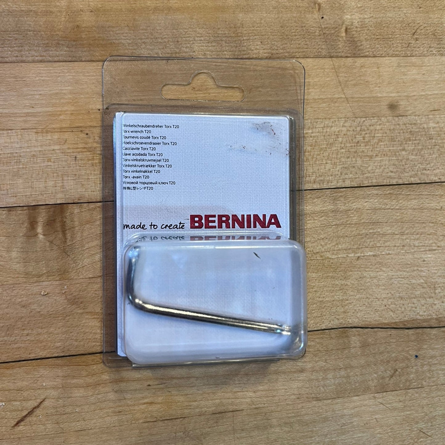 Bernina Torx T20 L Shaped Screwdriver