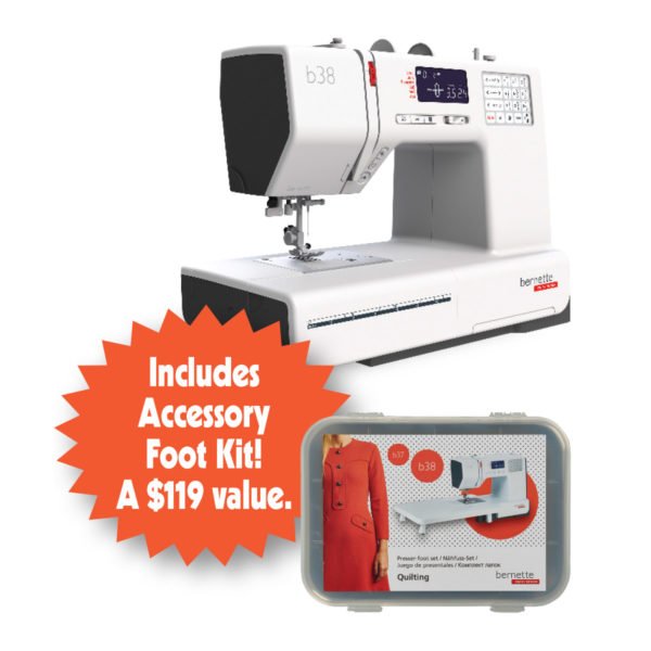 Bernette B38 Sewing Machine bundle