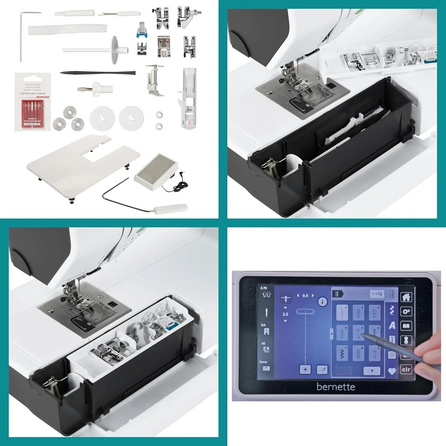 Refurbished Bernette B77 Sewing Machine - Perfect for Beginners and Quilting Enthusiasts