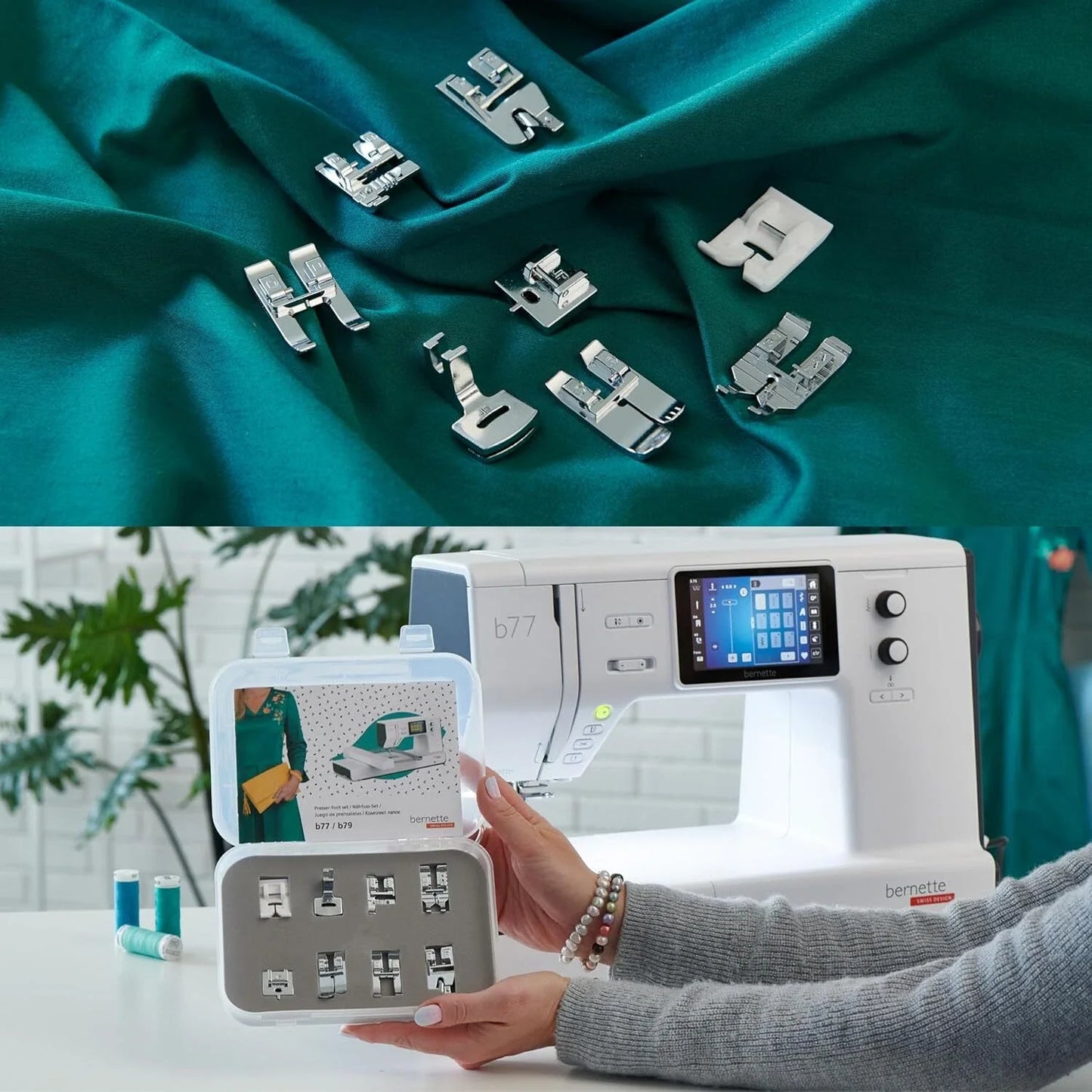 Refurbished Bernette B77 Sewing Machine - Perfect for Beginners and Quilting Enthusiasts