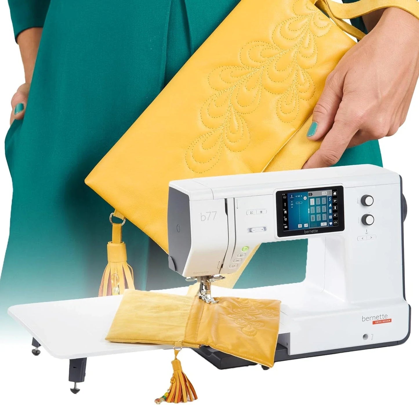 Refurbished Bernette B77 Sewing Machine - Perfect for Beginners and Quilting Enthusiasts