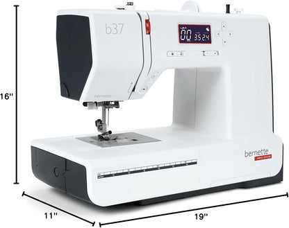 Bernette b37 Sewing Machine Bundle with Top Stitch Sewing Tote Bag