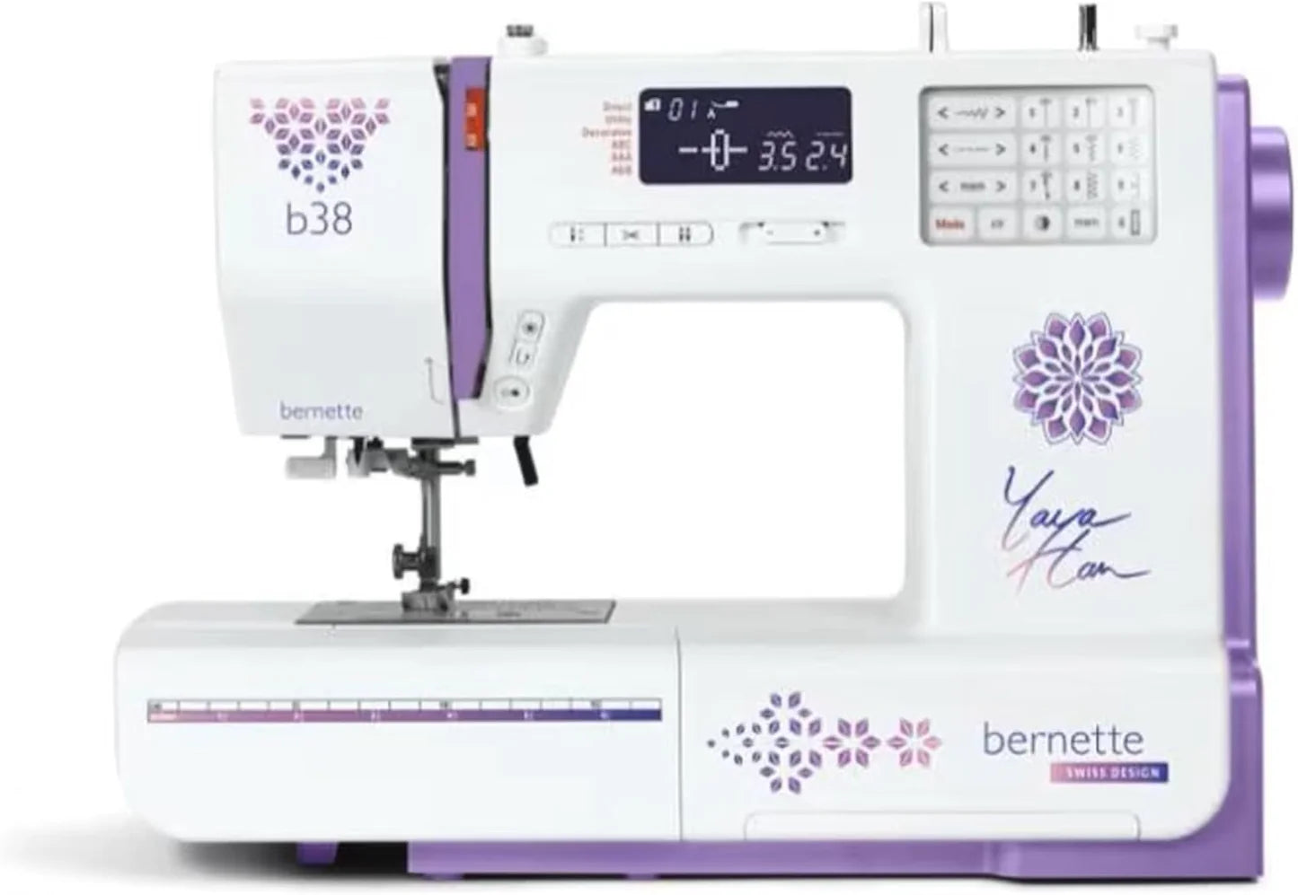 Bernette B38 Yaya Han Special Edition Sewing Machine with Top Stitch Tote Bag