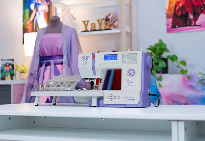 Bernette B38 Yaya Han Special Edition Sewing Machine with Top Stitch Tote Bag