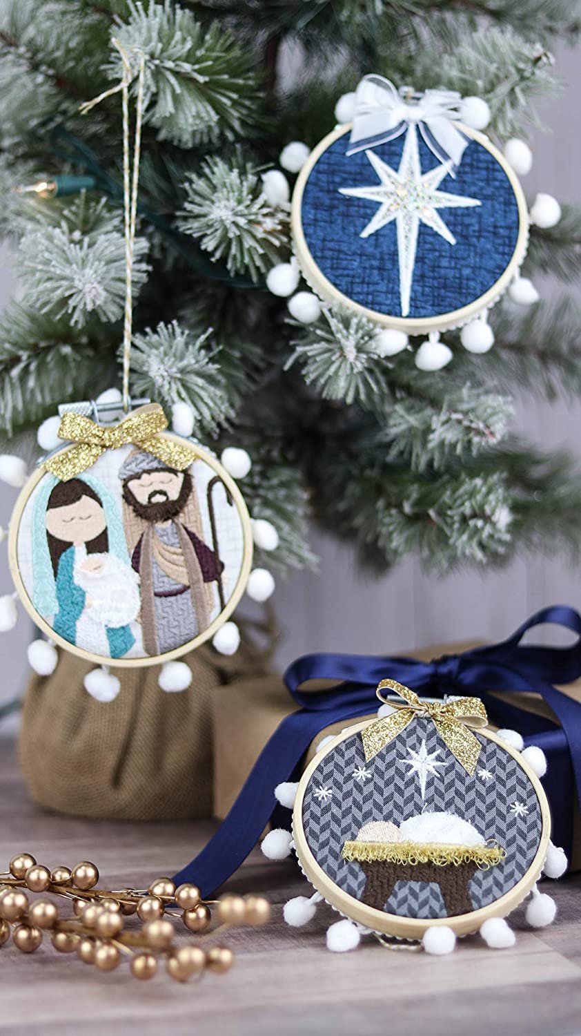 Kimberbell Nativity Ornaments, Hoop Decor Volume 2