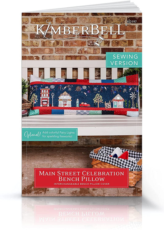 Main Street Celebration Bench Pillow Sewing Pattern Kimberbell #KD197