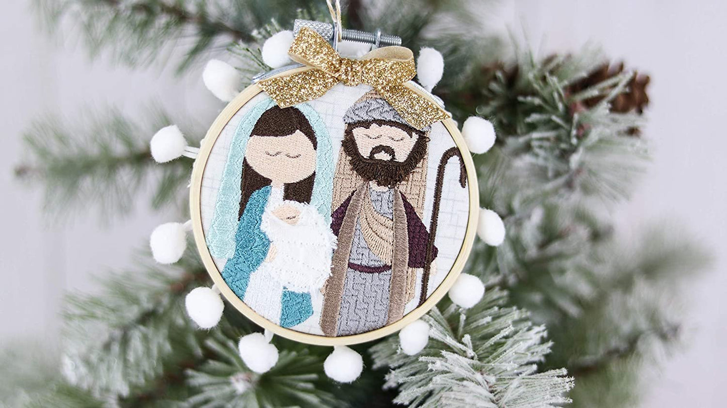 Kimberbell Nativity Ornaments, Hoop Decor Volume 2