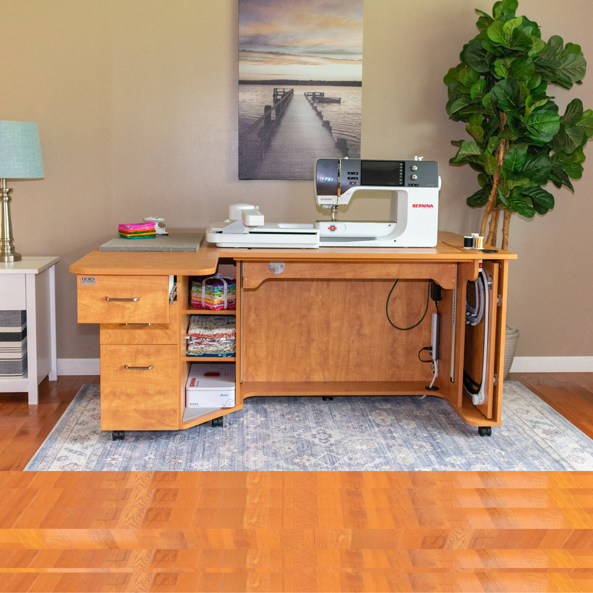 New Horn 9080 Sewing Machine Cabinet Table | Topstitch Exclusive Deals ...