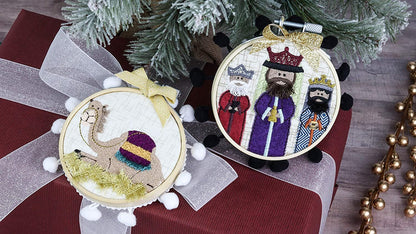 Kimberbell Nativity Ornaments, Hoop Decor Volume 2