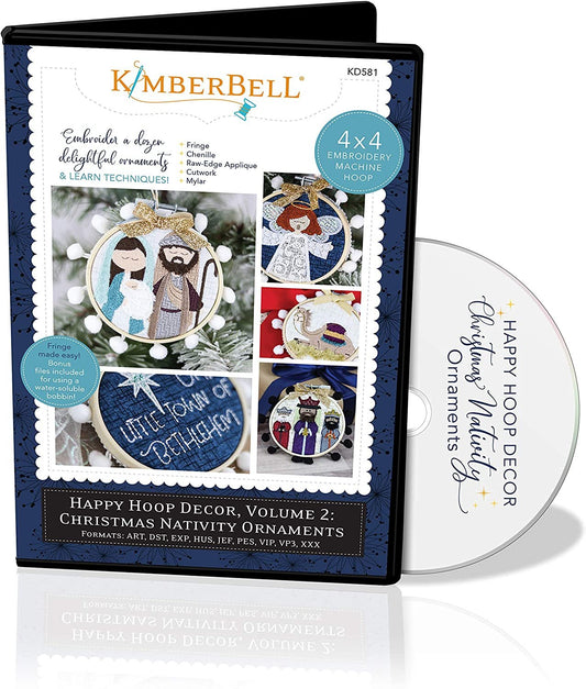 Kimberbell Nativity Ornaments, Hoop Decor Volume 2