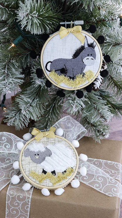 Kimberbell Nativity Ornaments, Hoop Decor Volume 2