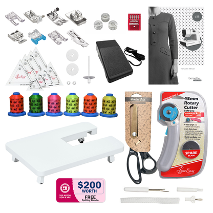 Bernette B38 Affordable Sewing Machine accessories