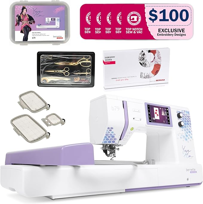 Bernette B79 Yaya Han Edition Sewing & Embroidery Machine with FREE Gift - IN STOCK!