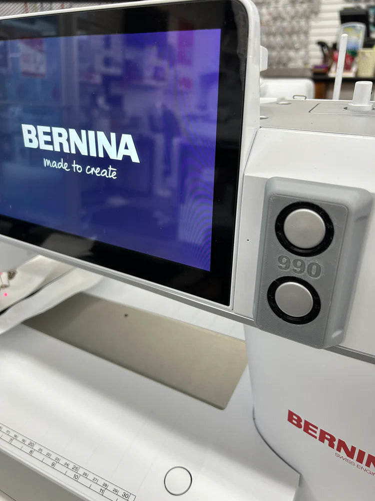 BERNINA 990 GRAY Multi-Function Knob Cover & Bobbin Winder Protector Kit
