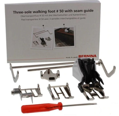 BERNINA #50 Three-Sole Walking Foot with Seam Guide