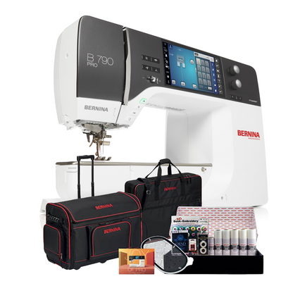 Bernina 790 Pro Sewing, Quilting, & Embroidery Machine with FREE Gift