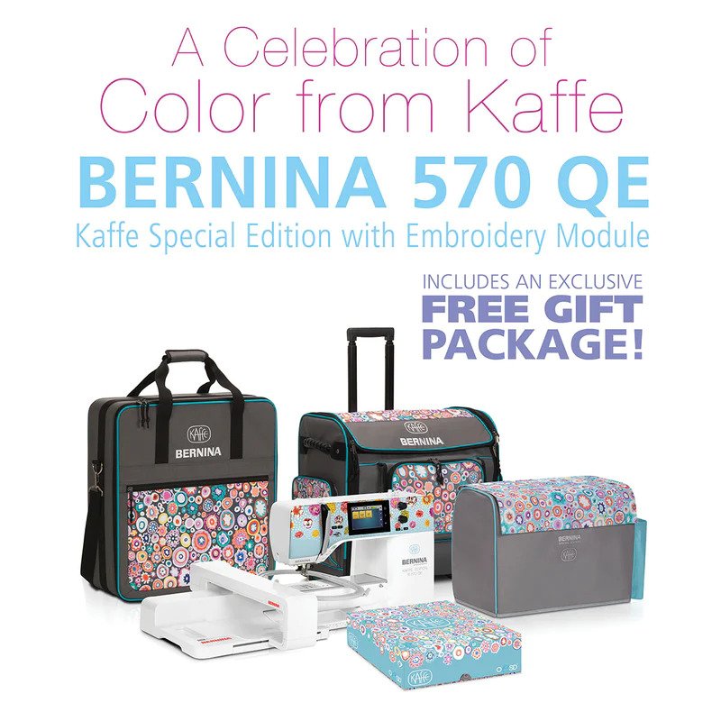 BERNINA 570 QE (Kaffe Edition)