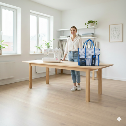 Top Stitch Portable Padded Sewing Machine Tote Bag