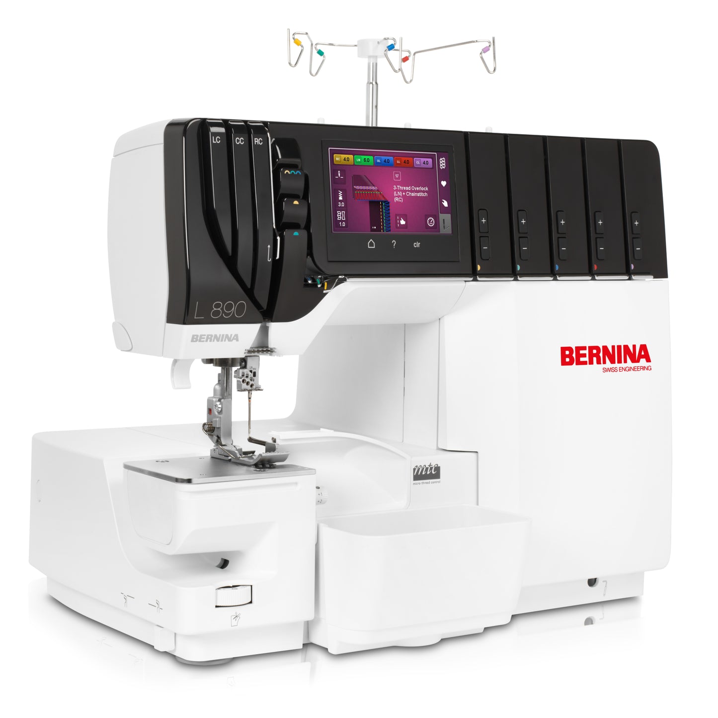 BERNINA L 890 Air Threading Overlock Coverstitch/Combo Serger with FREE Bundle Offer