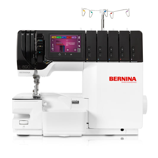 BERNINA L 890 Air Threading Overlock Coverstitch/Combo Serger with FREE Bundle Offer