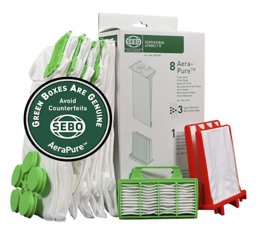SEBO Airbelt K Filter and Bags Service Box