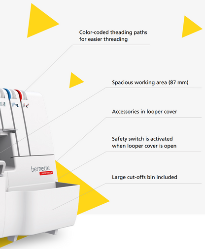 Bernette b48 Funlock Serger Coverstitch Machine