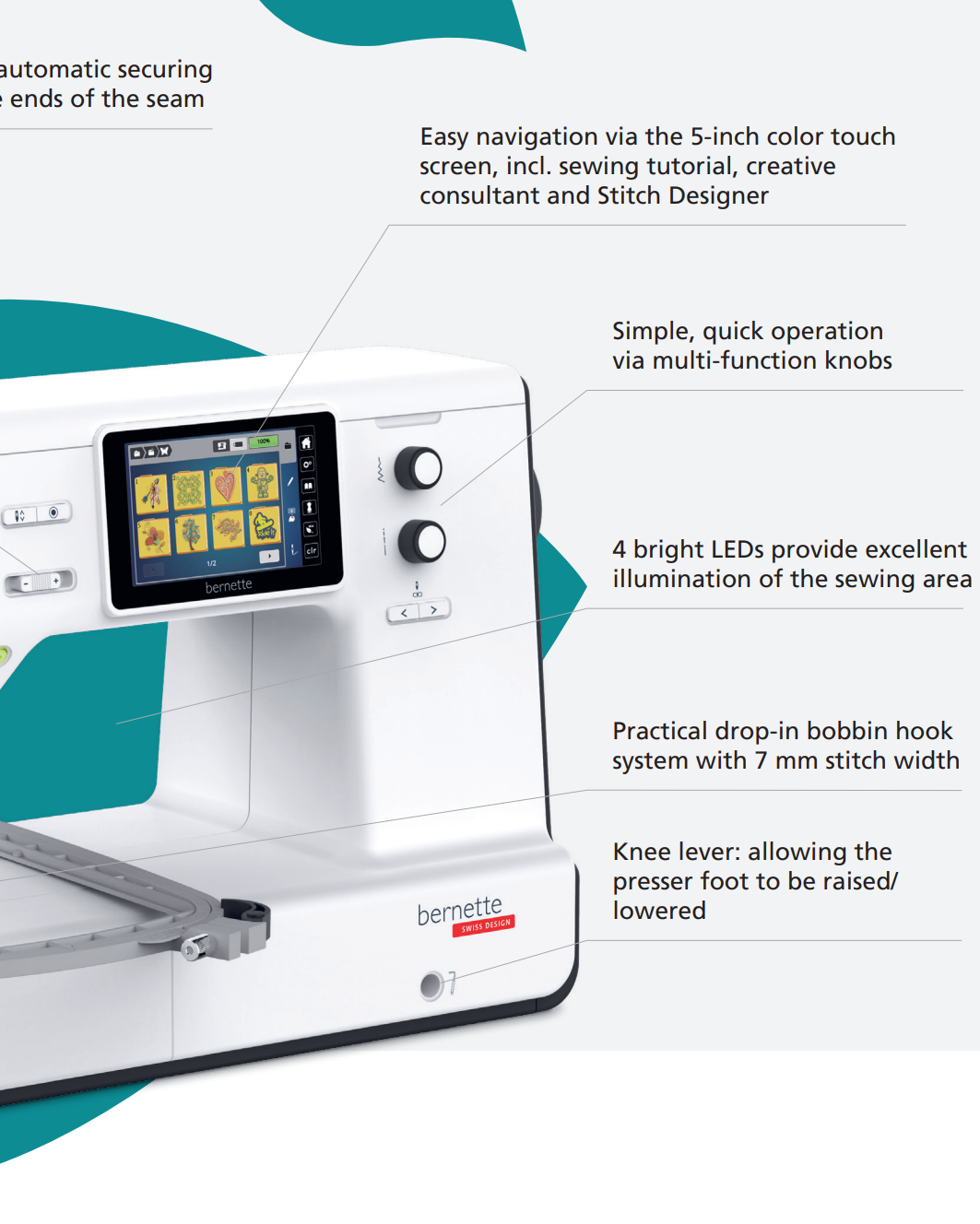 Bernette b70 Deco Embroidery Machine