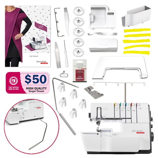 Bernette b68 Airlock Combination Serger Machine
