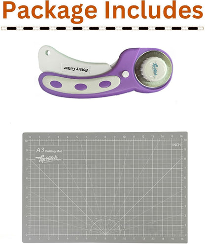 EverSewn Charlotte Computerized Sewing & Quilting Machine Bundle with Rotary Cutter and Cutting Mat