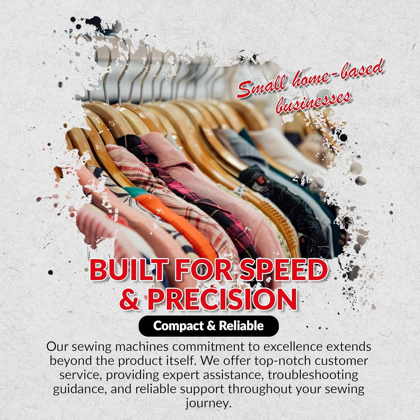 Bernette b44 Funlock Serger Sewing Machine Bundle with Cutting Tools & Thread Set