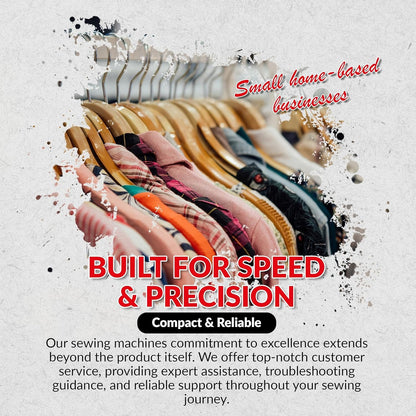 Bernette b44 Funlock Serger Sewing Machine Bundle with Cutting Tools & Thread Set