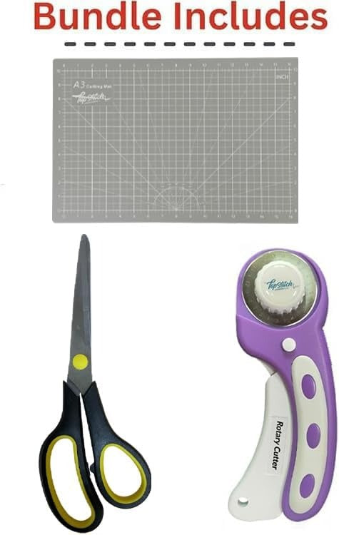 Bernette B38 Computerized Sewing Machine with Cutting Tools & Presser Foot Kit | Advanced Sewing Bundle